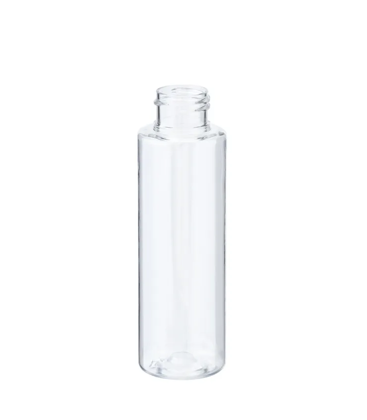 PET-Flasche 100 ml transparent als Kunststoffflasche für Kosmetik